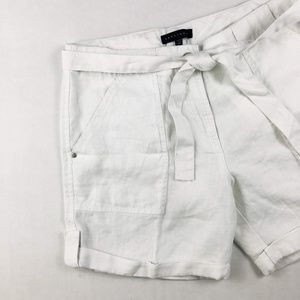 Sanctuary 100% Linen Cuffed Chino Shorts